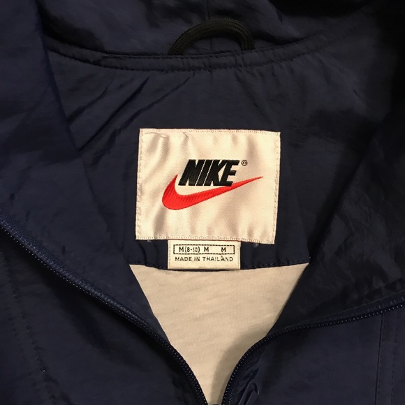 Vintage dark blue Nike windbreaker / jacket - Picture 2 of 3